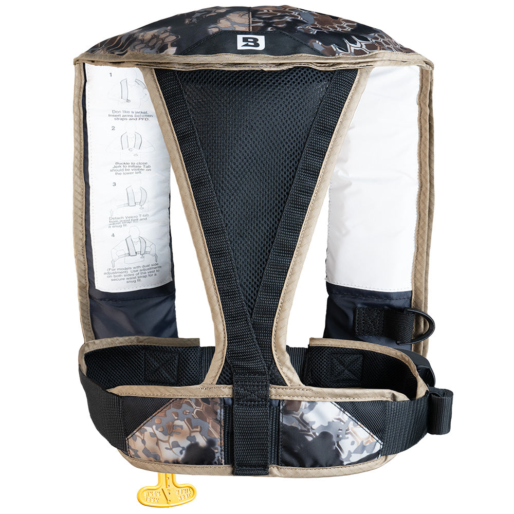 Bluestorm Kryptek Atmos 40 Auto Type II Inflatable PFD - Obscura Skyfall [BS-D1H-23-SKY]