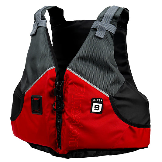 Bluestorm Trek Adult Universal Paddling Vest - Nitro Red [BS-249-RED-U]