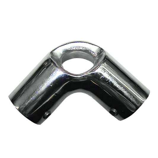 Whitecap 1" O.D. 90 Degree SS Elbow & Eye Anchor [6192]