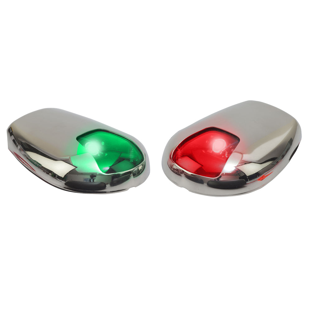 Sea-Dog Stainless Steel Side Mount LED Navigation Lights - 2 NM - Port  Starboard [400079-1]